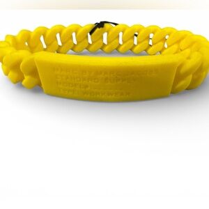 Marc by Marc Jacobs Silicone Yellow Bracelet
